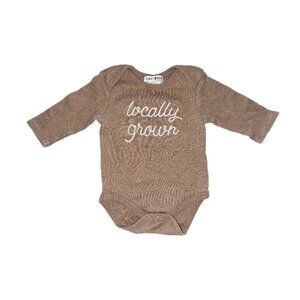 100% Organic Cotton Long Sleeve Bodysuit